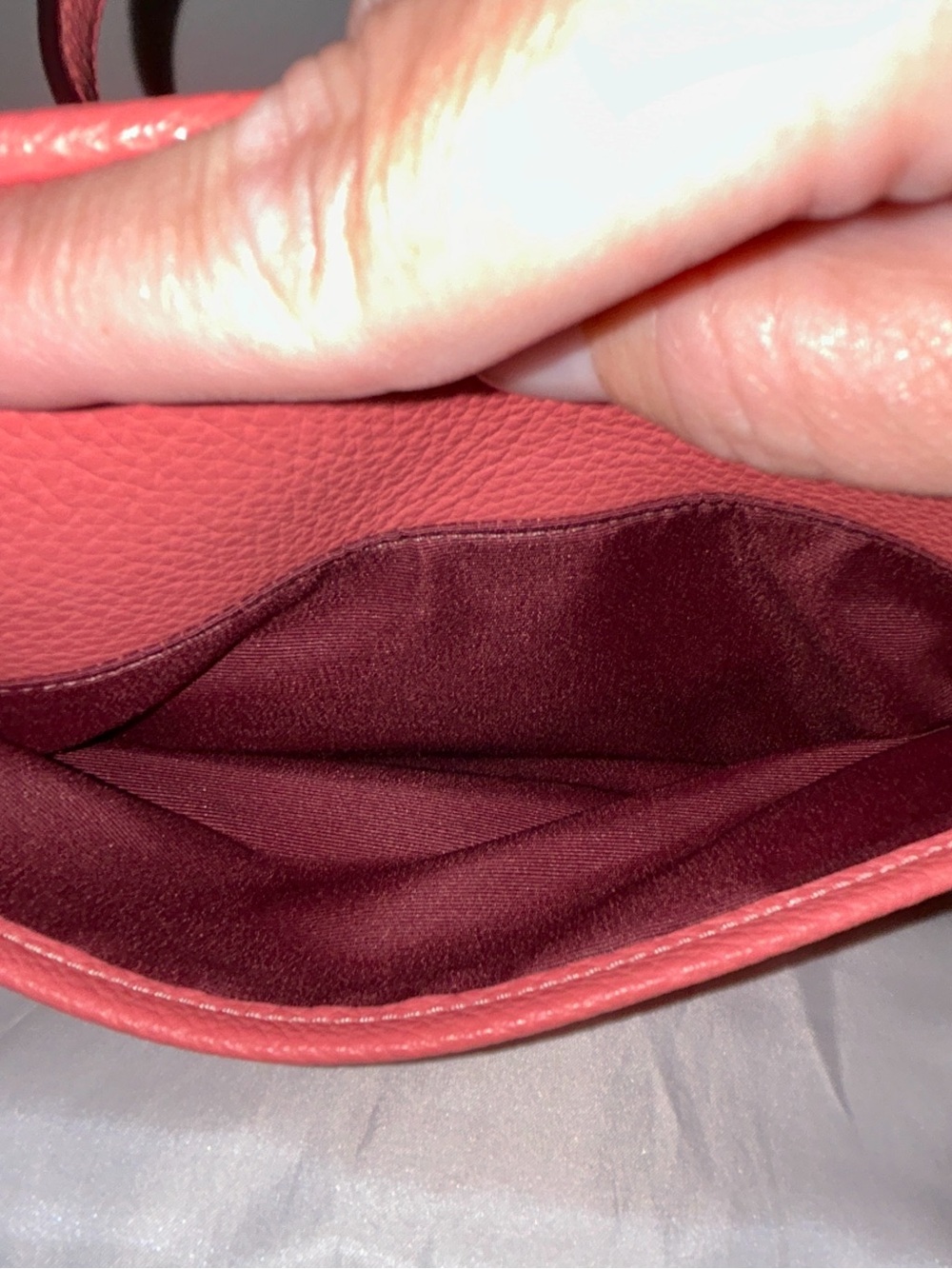 Coach File Crossbody in Perforated Pebble Leather .  Like New! - Picture 11 of 15